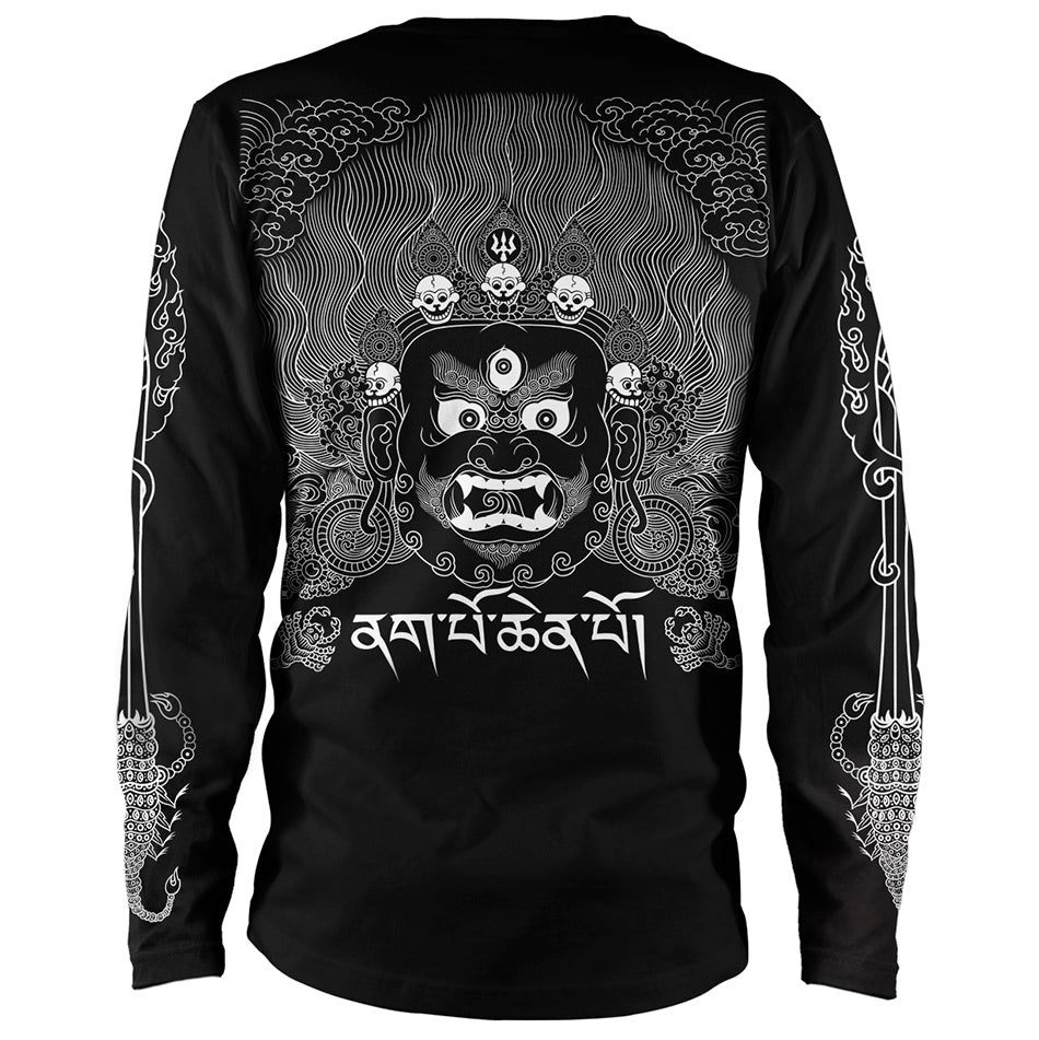 Mahakala ~ Long Sleeve T-shirt ~ Black