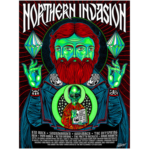 Northern Invasion: Festival Poster