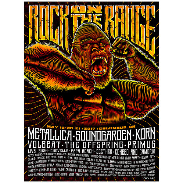 Rock On The Range: Festival Poster