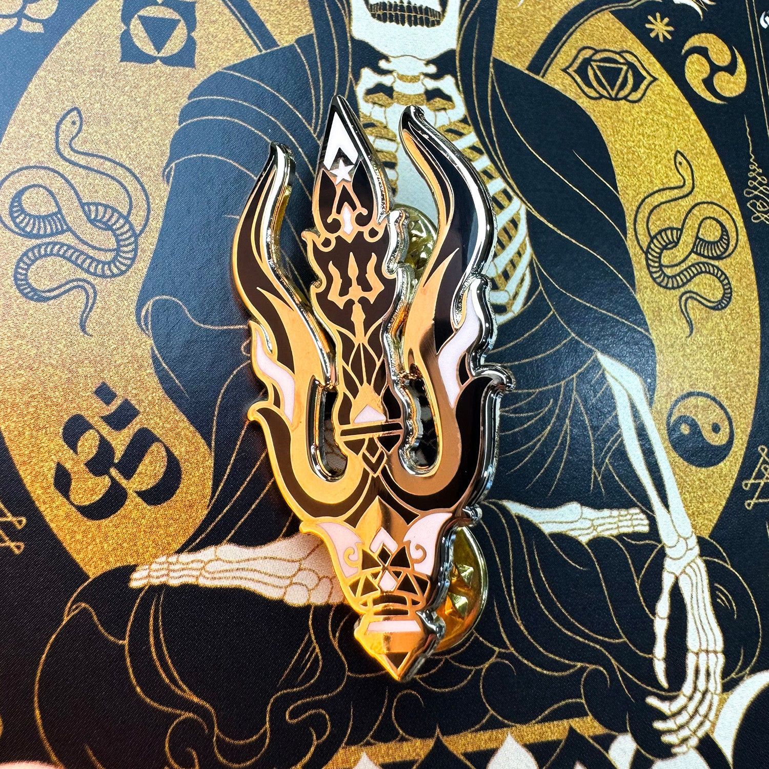 Shiva's Trishula: Hard Enamel Pin