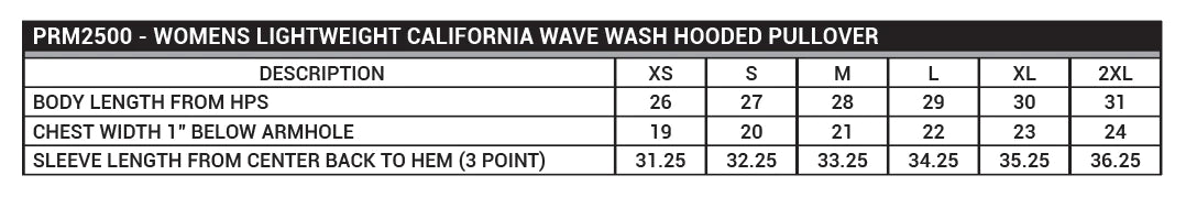 Women's California Wave Wash Pullover: 'Hanuman Warrior'
