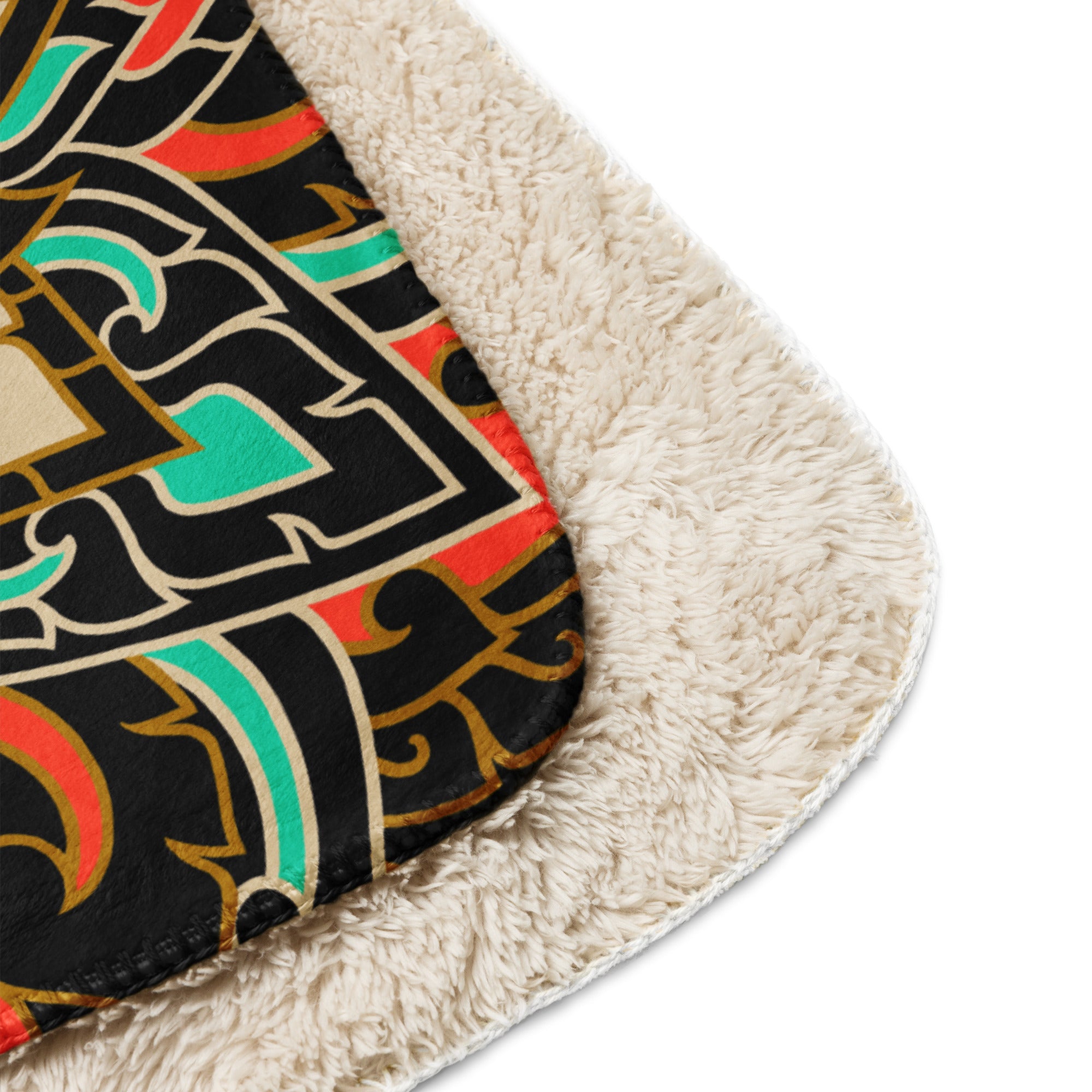 Mandala: Sherpa blanket