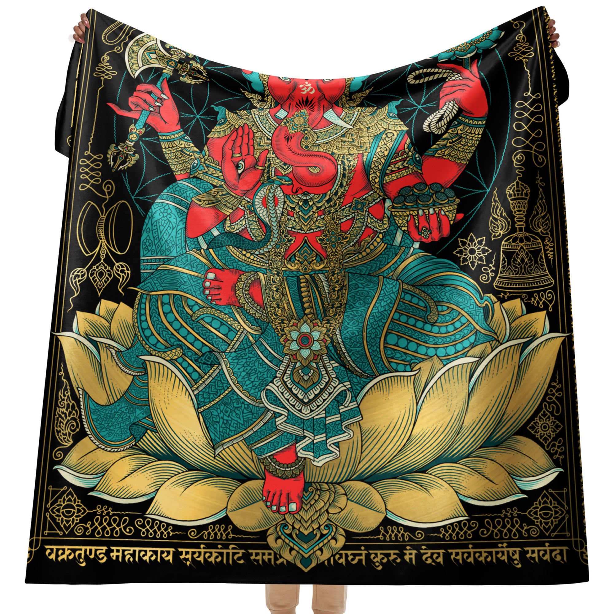 Ganesha: Sherpa Blanket