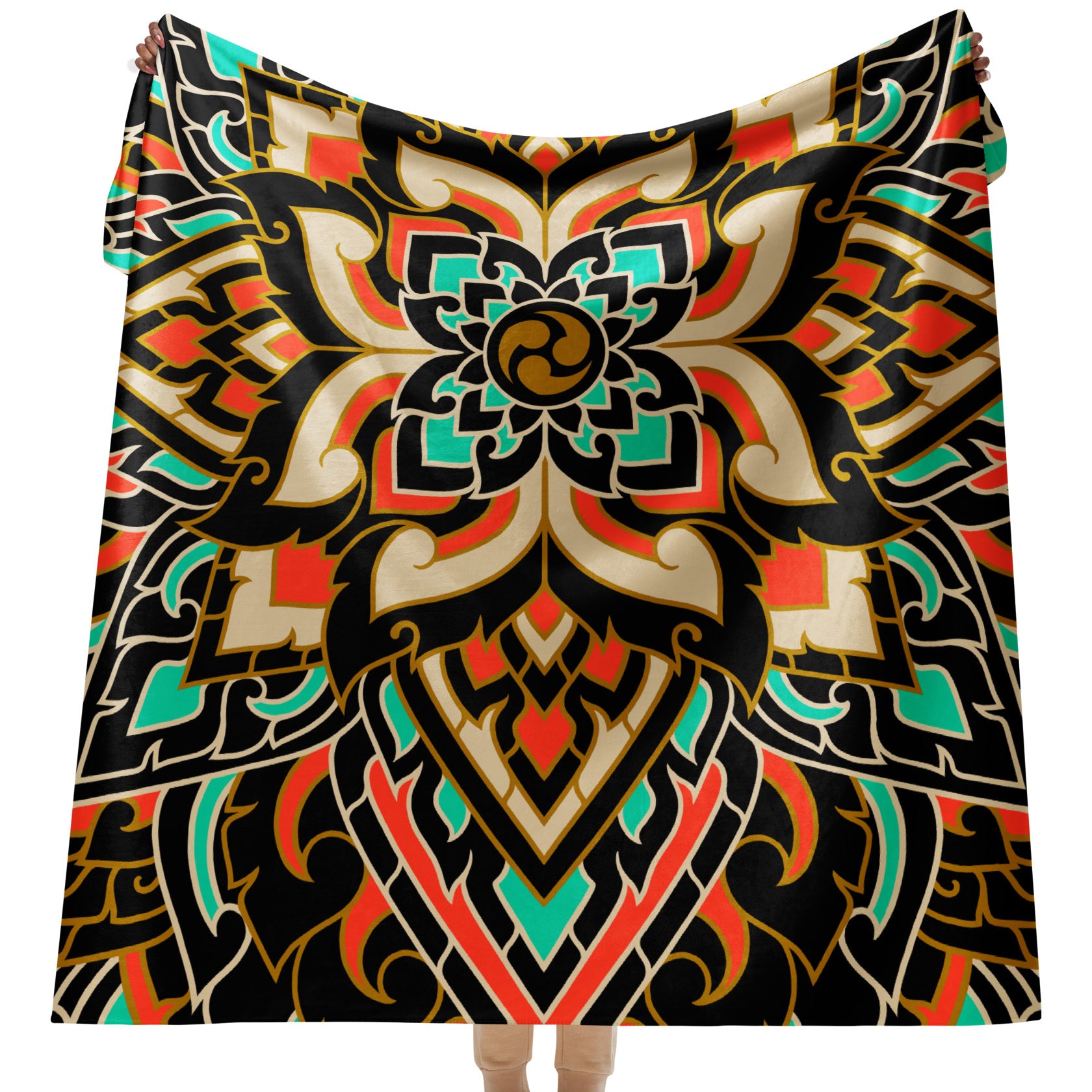 Mandala: Sherpa blanket