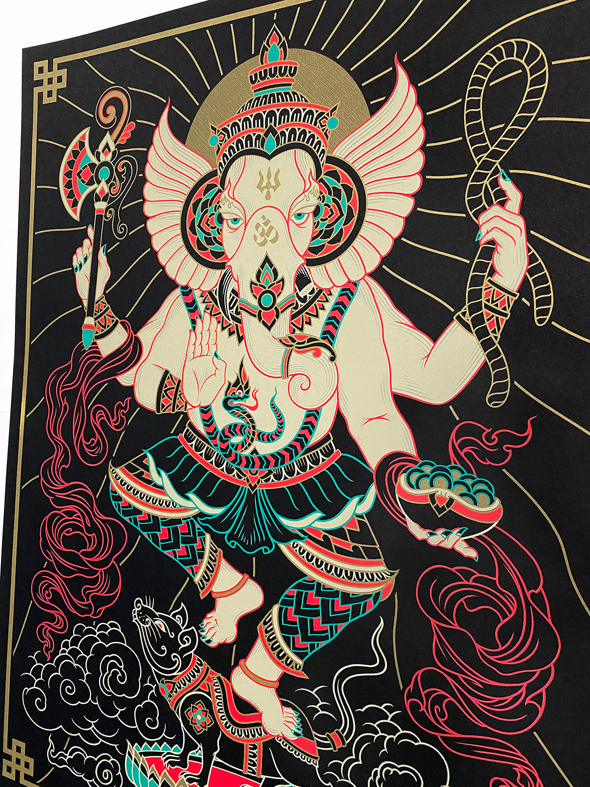 'Ganesha' Screen-print - 3 Variants