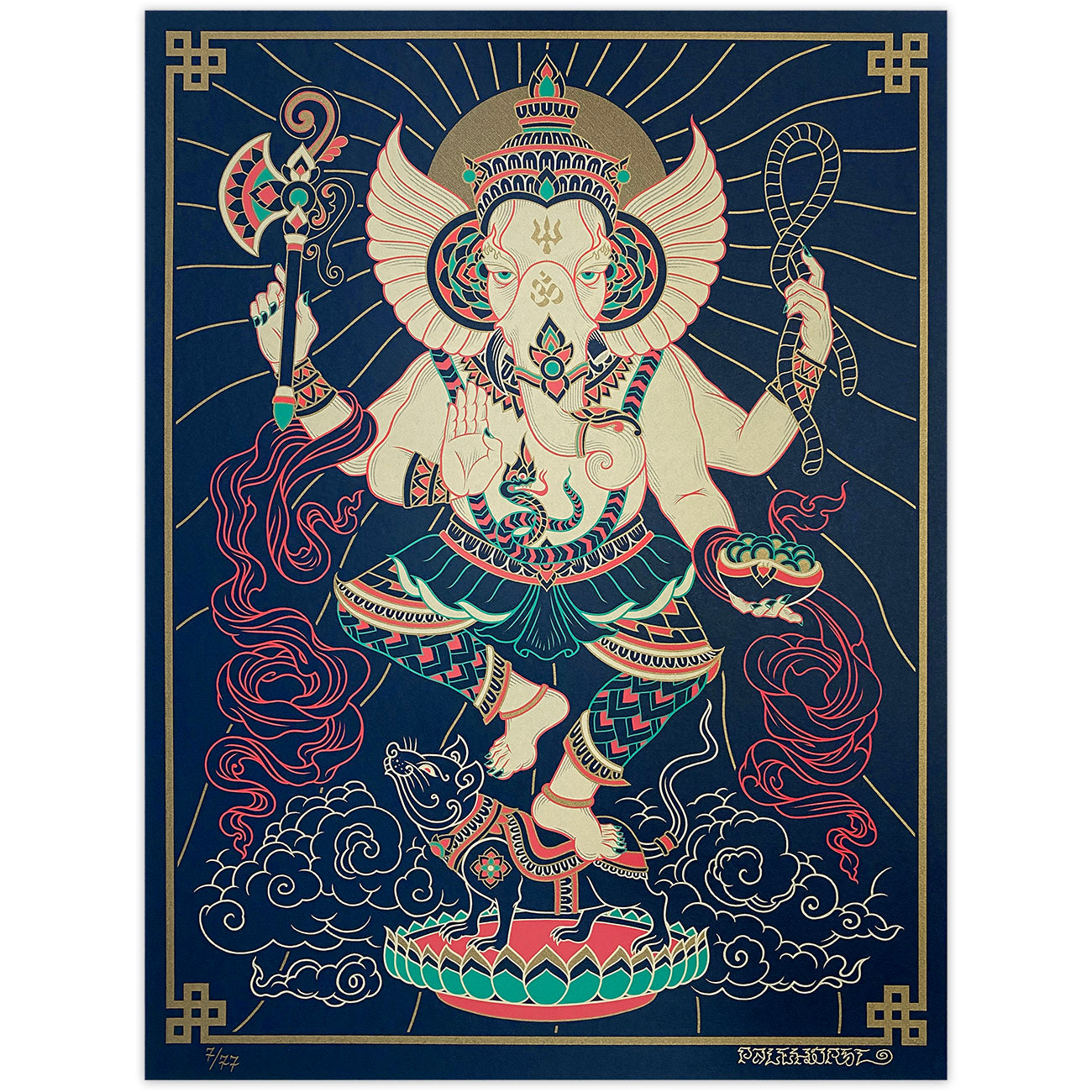 'Ganesha' Screen-print - 3 Variants