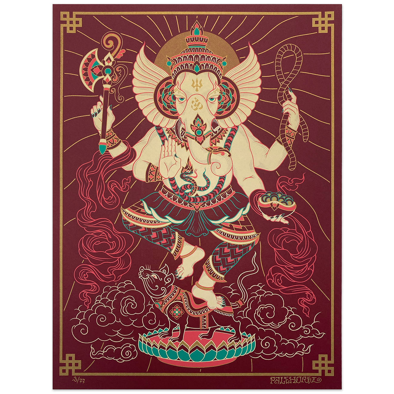 'Ganesha' Screen-print - 3 Variants