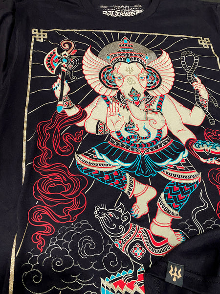 Ganesha ~ Short Sleeve T-shirt - Black – Palehorse / Seekers of