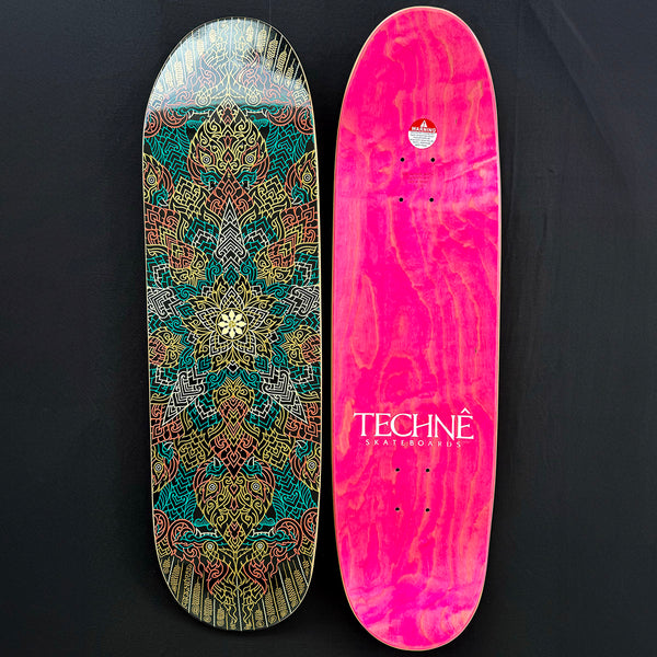 Hand Embellished Skate Deck: 'Awakening'