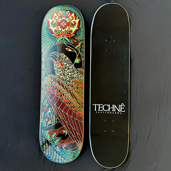 Hand Embellished Skate Deck: Eagle II