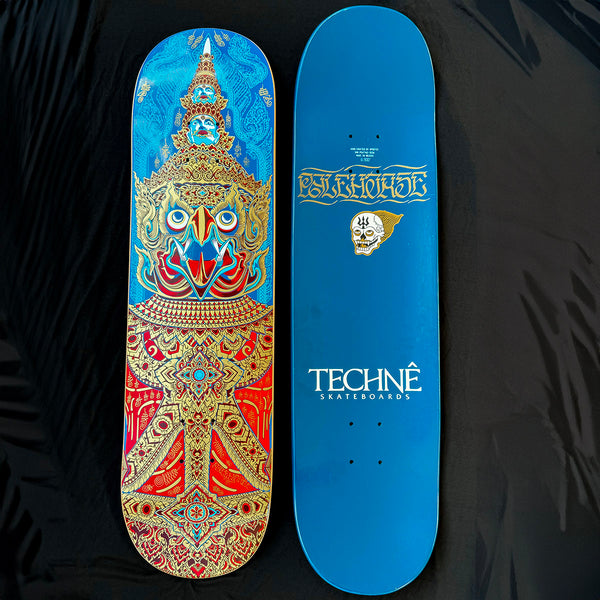 Hand Embellished Skate Deck: Garuda