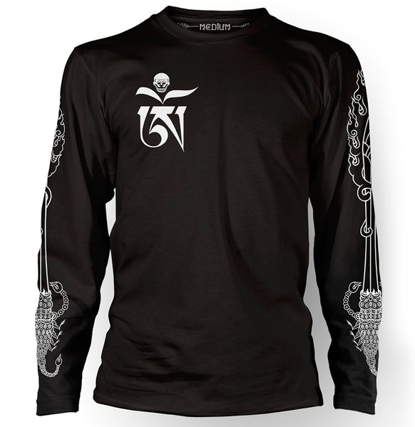 Mahakala ~ Long Sleeve T-shirt ~ Black