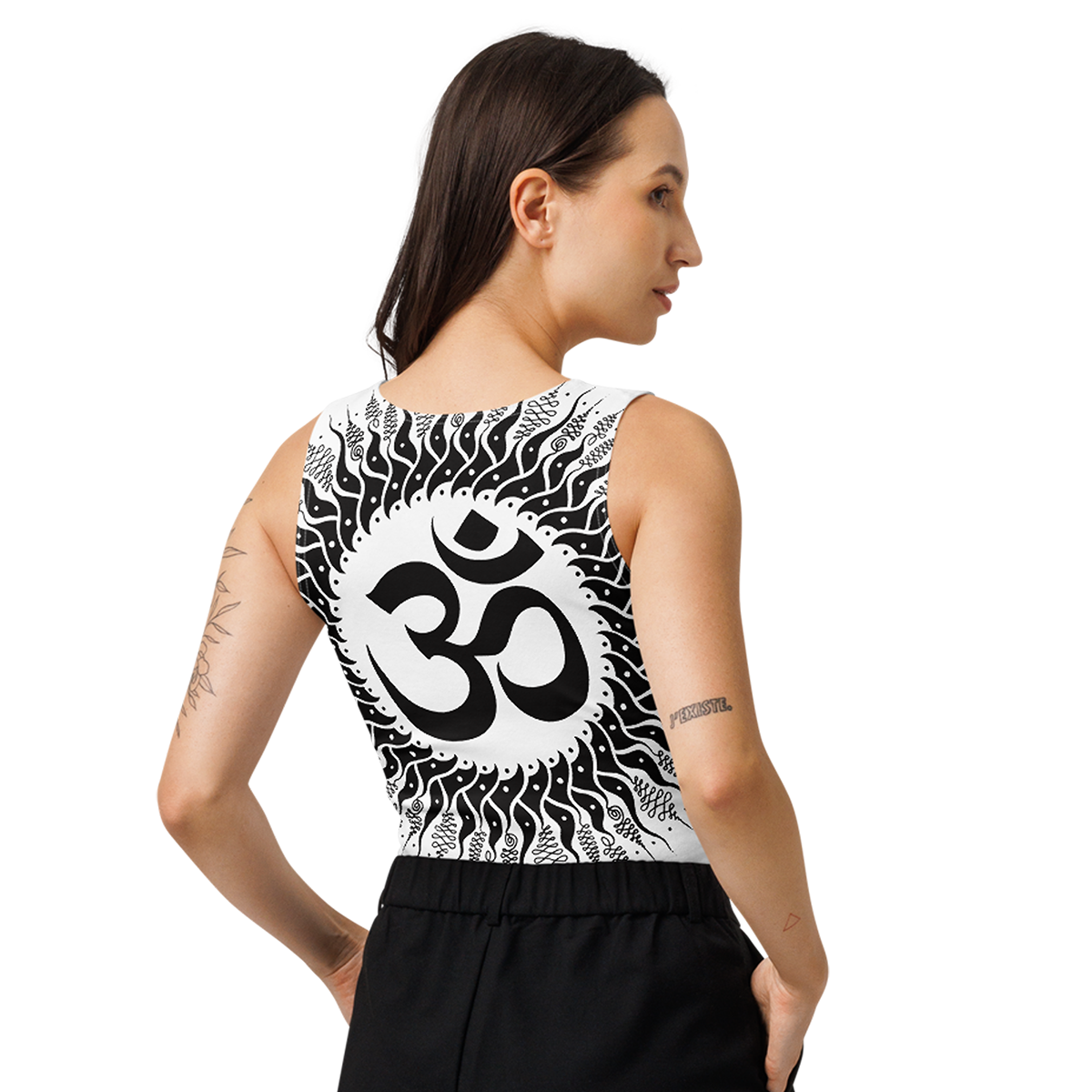 Cosmic OM - Women’s Crop Top (Huge Print)