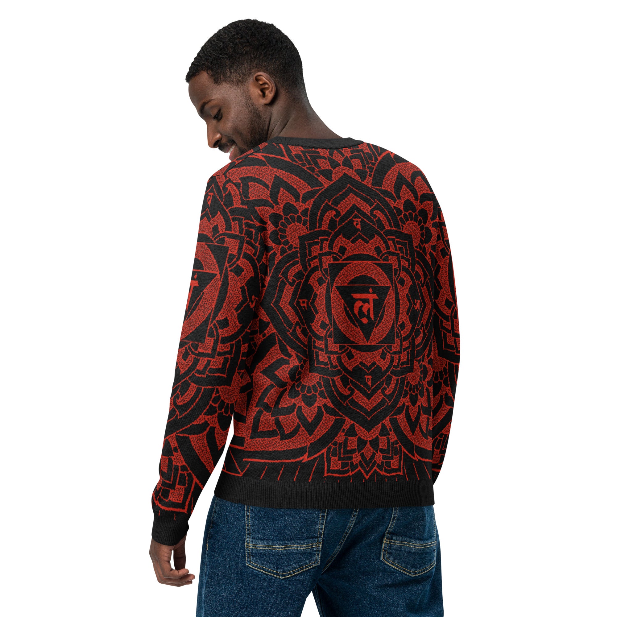 Root Chakra: Knitted crew neck sweater