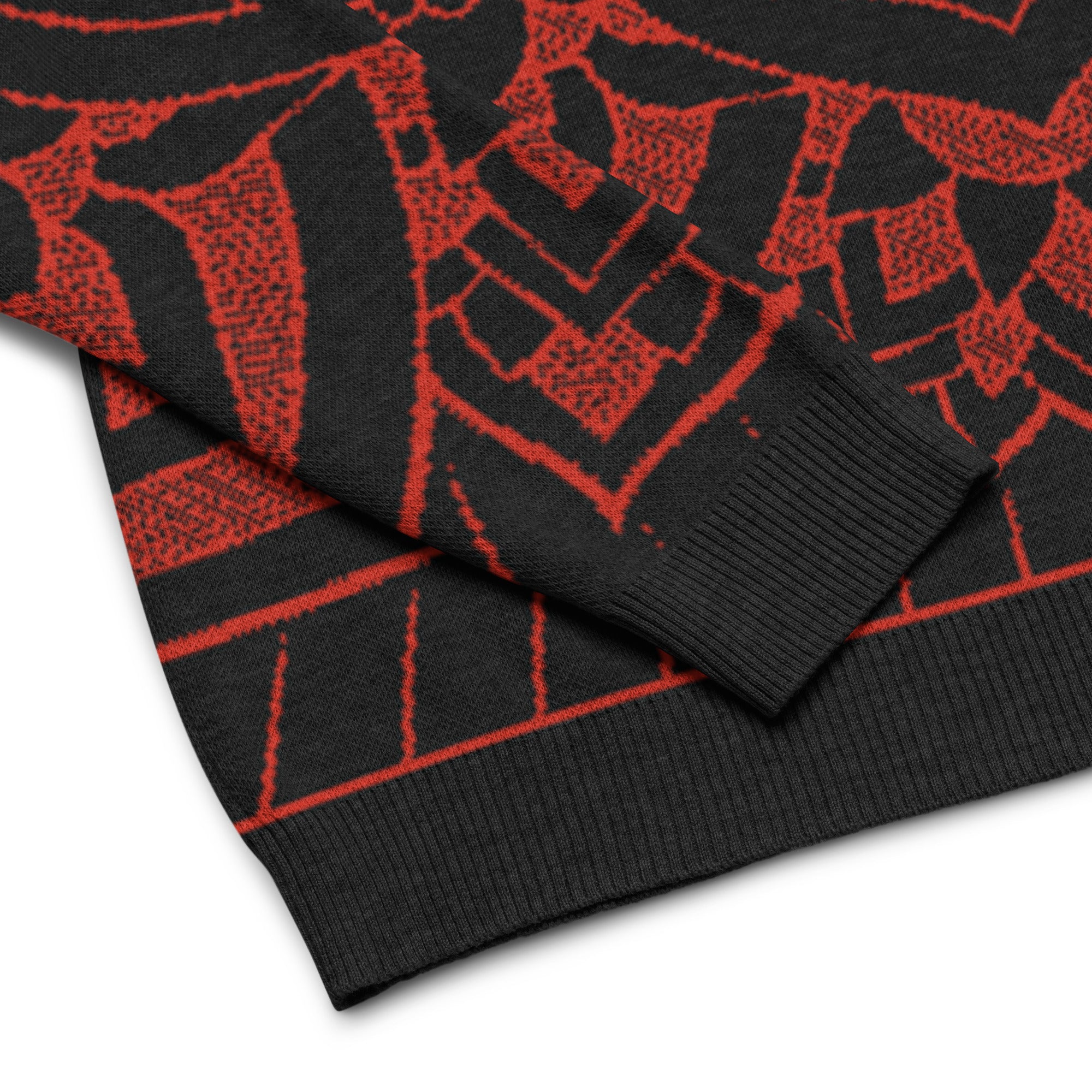 Root Chakra: Knitted crew neck sweater