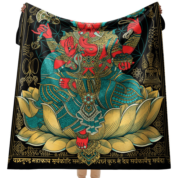 Ganesha: Sherpa Blanket