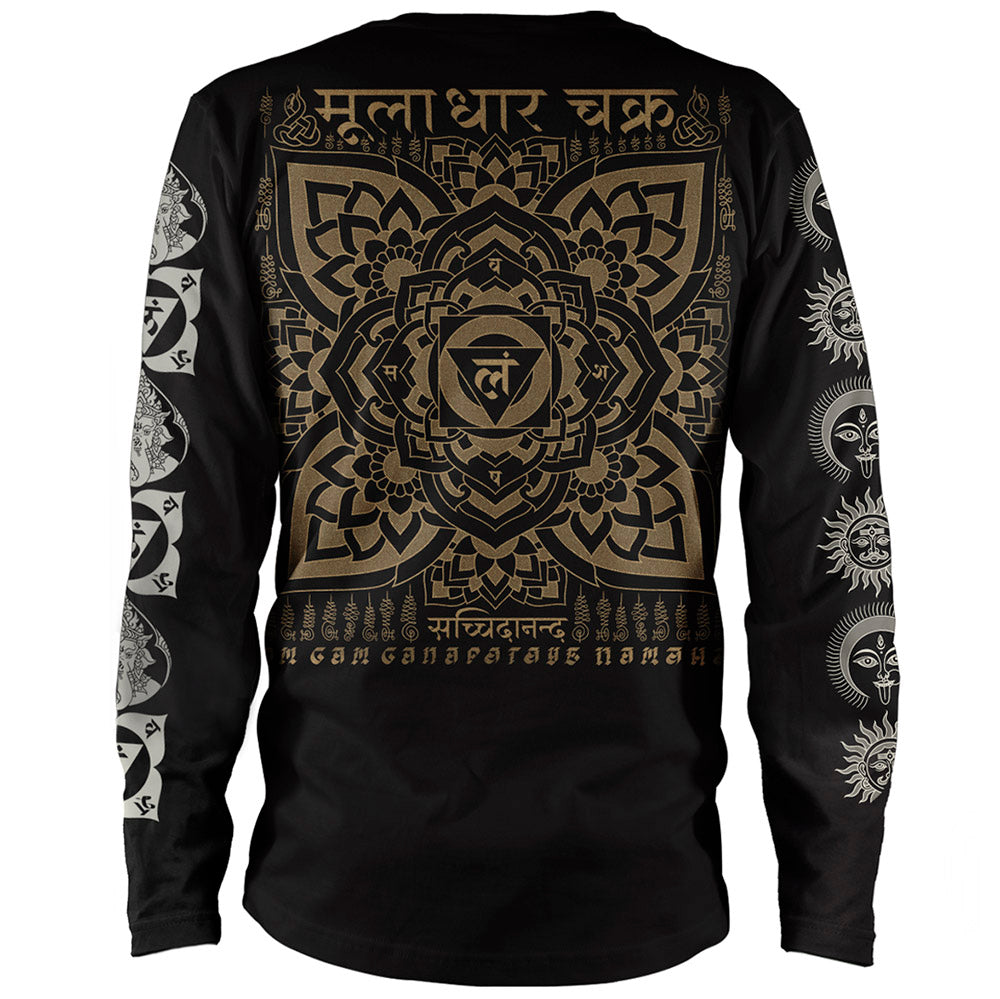 Ganesha ~ Long Sleeve T-shirt - Black